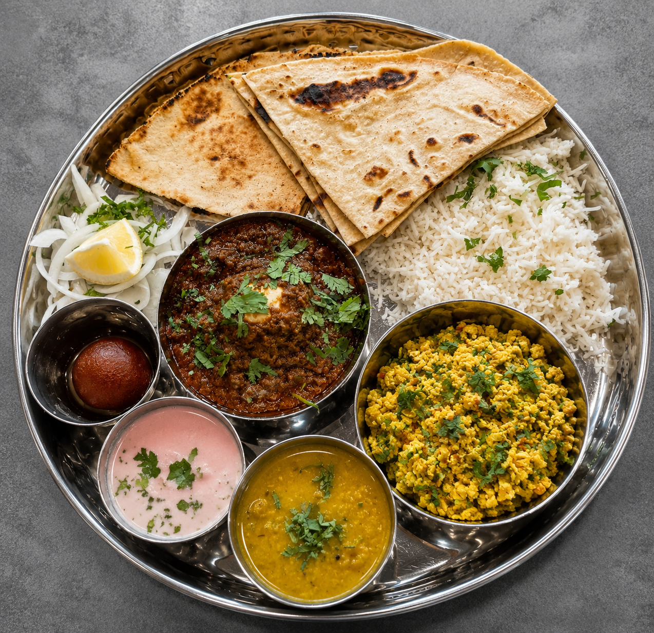 Egg Thali